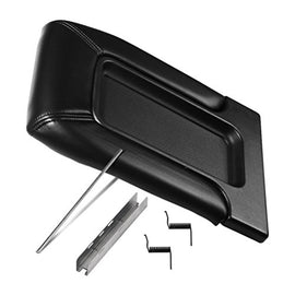 Center Console Lid Replacement Kit Black - Replaces 924-811, 19127364, 19127365, 19127366 - Compatible with Chevy, GMC & Cadillac Vehicles - Silverado, Avalanche, Tahoe, Suburban, Sierra, Yukon