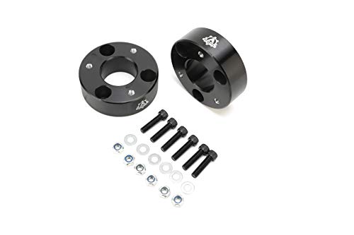 Front Leveling Lift Kit 2.5 inches - Compatible with Dodge Ram 1500-2006-2018, 4WD, 2WD Pickup - Suspension Front Strut Spacers 2 1/2 Inch - Forged Aircraft Aluminum Billet Construction