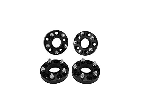 Hubcentric Wheel Spacer Set of 4-5 Lug 1 inch Thick 25mm Hub Centric 5x114.3mm - Compatible with Nissan and Infiniti Vehicles - 350Z, 370Z. Altima, Maxima, Pathfinder, Rogue, Sentra, G35, JX35, FX35