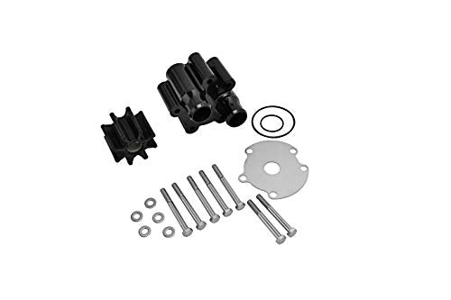 Raw Water Pump Housing & Impeller Kit - Sierra 18-3150,Quicksilver 807151A14,Mercury 46-807151A14,46-807151A7 - Mercruiser Alpha & Bravo 4.3,5.0,5.7,6.2,7.4,8.2L V6/8 Engines - Marine Inboard Repair