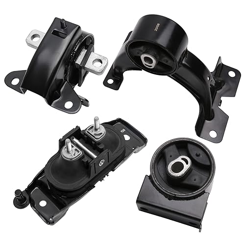 Engine Motor & Transmission Mount Set of 4 - Compatible with Chrysler, Dodge, and Ram 3.6L Automatic Transmission - Town & Country, Grand Caravan, C/V - Replaces Four Parts A5665, A5480, A5589, A5577