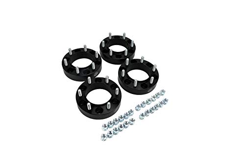 Wheel Spacer Set of 4-6 Lug 1.5 inch 38mm Hub Centric 6x5.5 - Compatible with Toyota Vehicles - 1996-2018 4Runner, 01-07 Sequoia, 2001-18 Tacoma, 00-06 Tundra, FJ Cruiser - 6x139.7mm