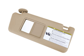 Right Passenger Side Sun Visor Beige Without Light - Compatible with Toyota Tacoma 2005, 2006, 2007, 2008, 2009, 2010, 2011, 2012 - Replaces 74310-04081-E0, 74320-04081-E0, 74310-AD020-E1