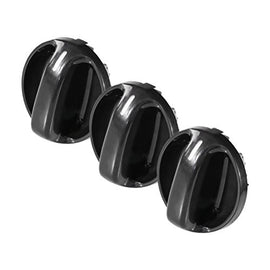 AC Heater Climate Control Knob Set of 3-55905-0C010, 559050C010-2000, 2001, 2002, 2003, 2004, 2005 & 2006 Toyota Tundra AC Knobs - Air Conditioner HVAC Blower Fan Temperature Switch