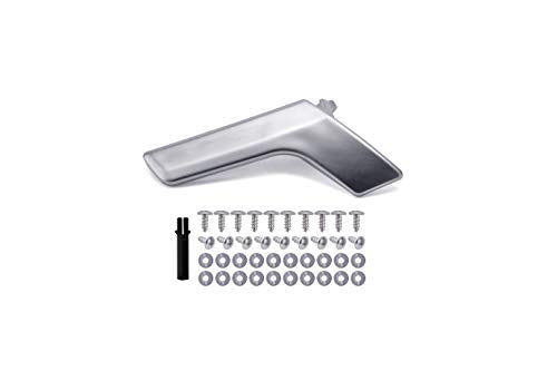 Interior Mercedes Door Handle Kit - Front Left or Rear Driver Side - Inner Handles Fit Mercedes-Benz Vehicles - W204, X204 C230, C250, C300, C350 - 2047201171, 2047201763, 2047202663 - Matte Silver