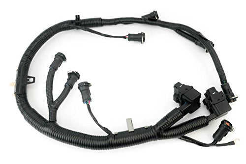 FICM Engine Fuel Injector Complete Wire Harness - Replaces Part 5C3Z9D930A, 5C3Z-9D930-A - Compatible with Ford Vehicles F250 F350 F450 F550 - Powerstroke 6.0L Diesel - 2003-2007