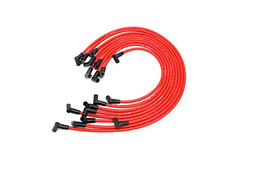 Universal Spark Plug Wire Set - 10.5mm High Performance Kit - Compatible with Chevy, GM SBC, BBC, Small Block 307, 327, 350, Big Block Engines 496, 502, 427, 454 and More with HEI Distributor