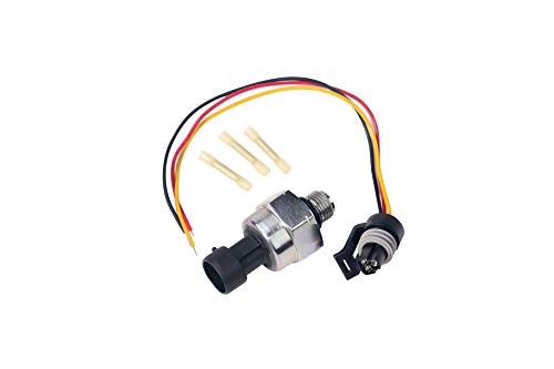 ICP Sensor with Harness Kit, Injection Control Pressure, Compatible with Ford Vehicles - 7.3 Powerstroke E350, F250, F-350 Super Duty - Replaces F6TZ-9F838-A, F4TZ9F838A, 1807329C92, CM5227