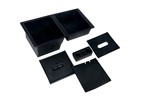 AA Ignition Center Console Organizer Tray - Replaces Part 22817343 - Compatible with Chevy, GMC Vehicles - 2014-2019 Silverado 1500, 2500 HD, Suburban, 3500 HD, Tahoe, Sierra, 2500, Yukon, XL