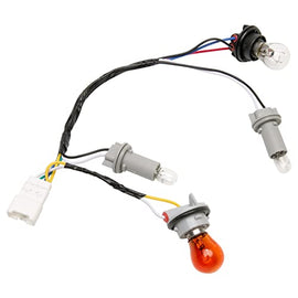 Replacement Tail Light Lamp Wiring Harness and Socket with Complete Bulb Set - Compatible with Hyundai Sonata 2011, 2012, 2013 - Rear Exterior Light Wire Harness - 92450-3Q000, 92450 3Q000