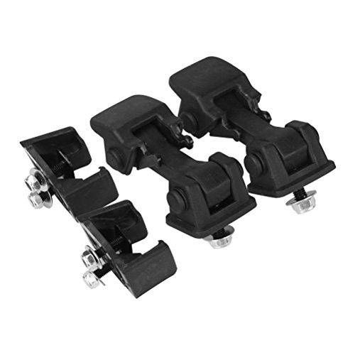 Hood Latches Set of 2 - Replaces 55176636AD, 68038118AA, 42422 - Fits 1997, 1998, 1999, 2000, 2001, 2002, 2003, 2004, 2005, 2006 Jeep Wrangler TJ - Hold-Down Hook Latch Pair - Year Models 1997-2006